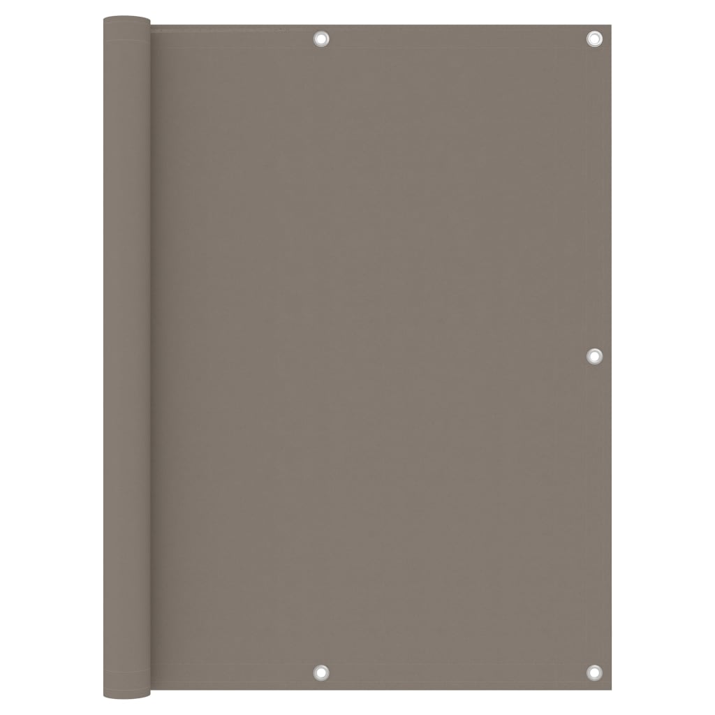Διαχωριστικό Βεράντας Taupe 120 x 500 εκ. Ύφασμα Oxford - PAKOBAZAAR