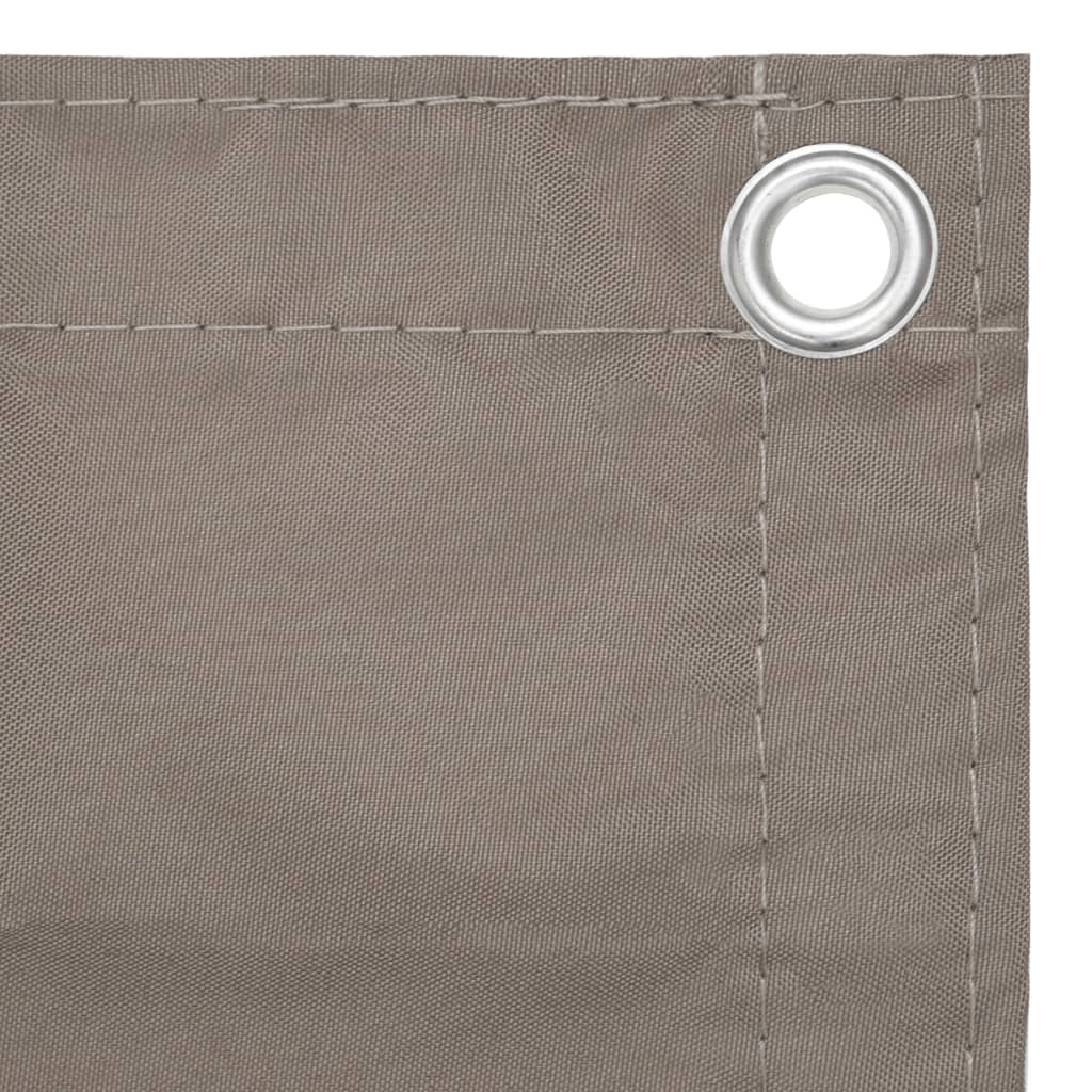 Διαχωριστικό Βεράντας Taupe 120 x 600 εκ. Ύφασμα Oxford - Pakobazaar