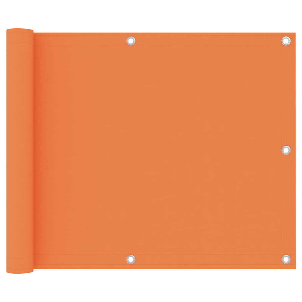 Διαχωριστικό Βεράντας Πορτοκαλί 75 x 300 εκ. Ύφασμα Oxford - PAKOBAZAAR