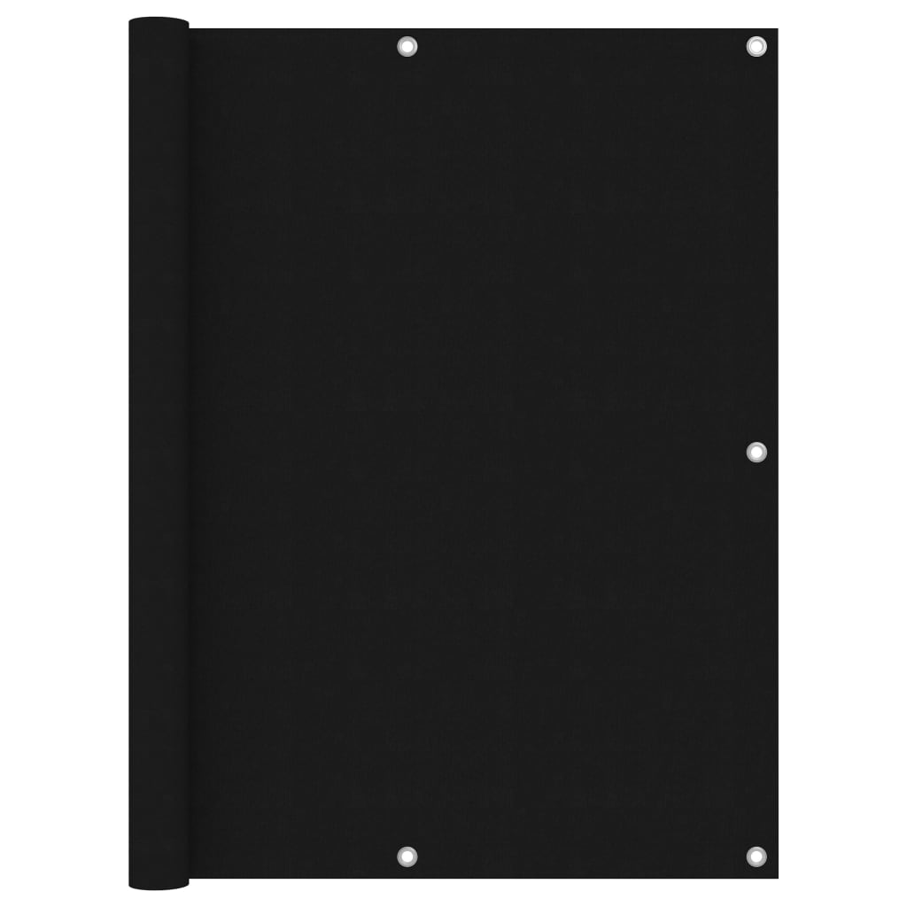 Διαχωριστικό Βεράντας Μαύρο 120 x 400 εκ. Ύφασμα Oxford - PAKOBAZAAR