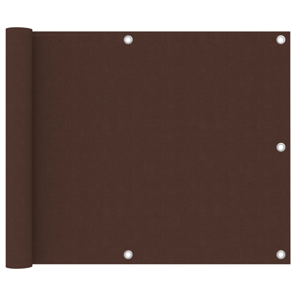 Διαχωριστικό Βεράντας Καφέ 75 x 500 εκ. Ύφασμα Oxford - PAKOBAZAAR