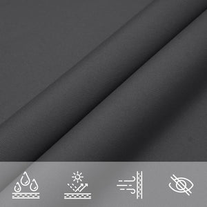 Πανί Σκίασης Τετράγωνο Ανθρακί 4,5 x 4,5 μ. από Ύφασμα Oxford - Pakobazaar