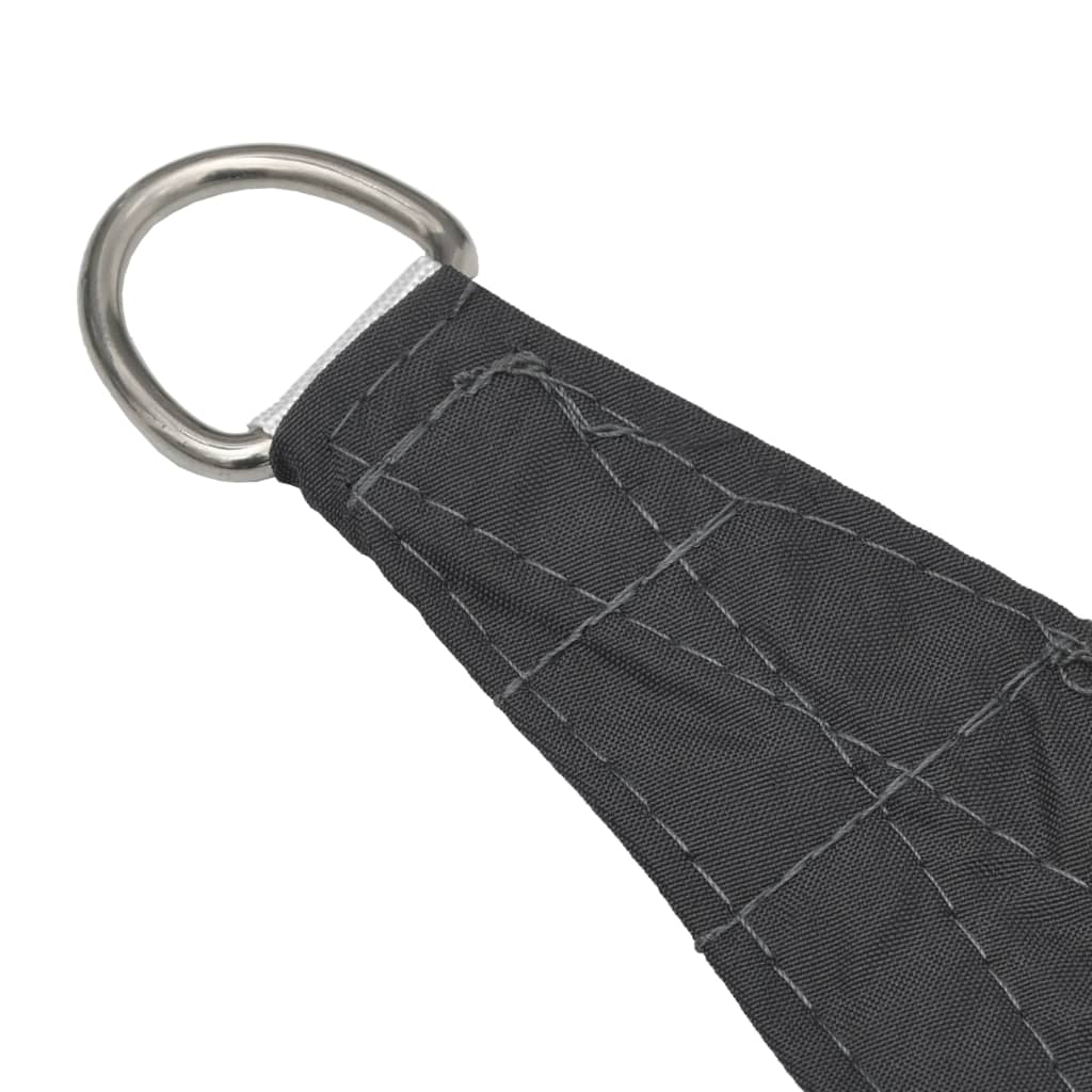 Πανί Σκίασης Τρίγωνο Ανθρακί 2/4 x 3 μ. από Ύφασμα Oxford - PAKOBAZAAR