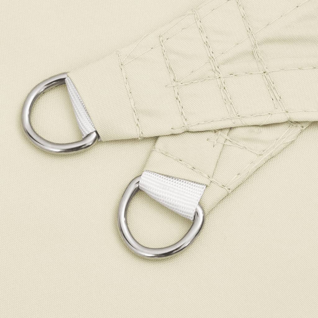 Πανί Σκίασης Τρίγωνο Κρεμ 4 x 5 x 5 μ. από Ύφασμα Oxford - PAKOBAZAAR