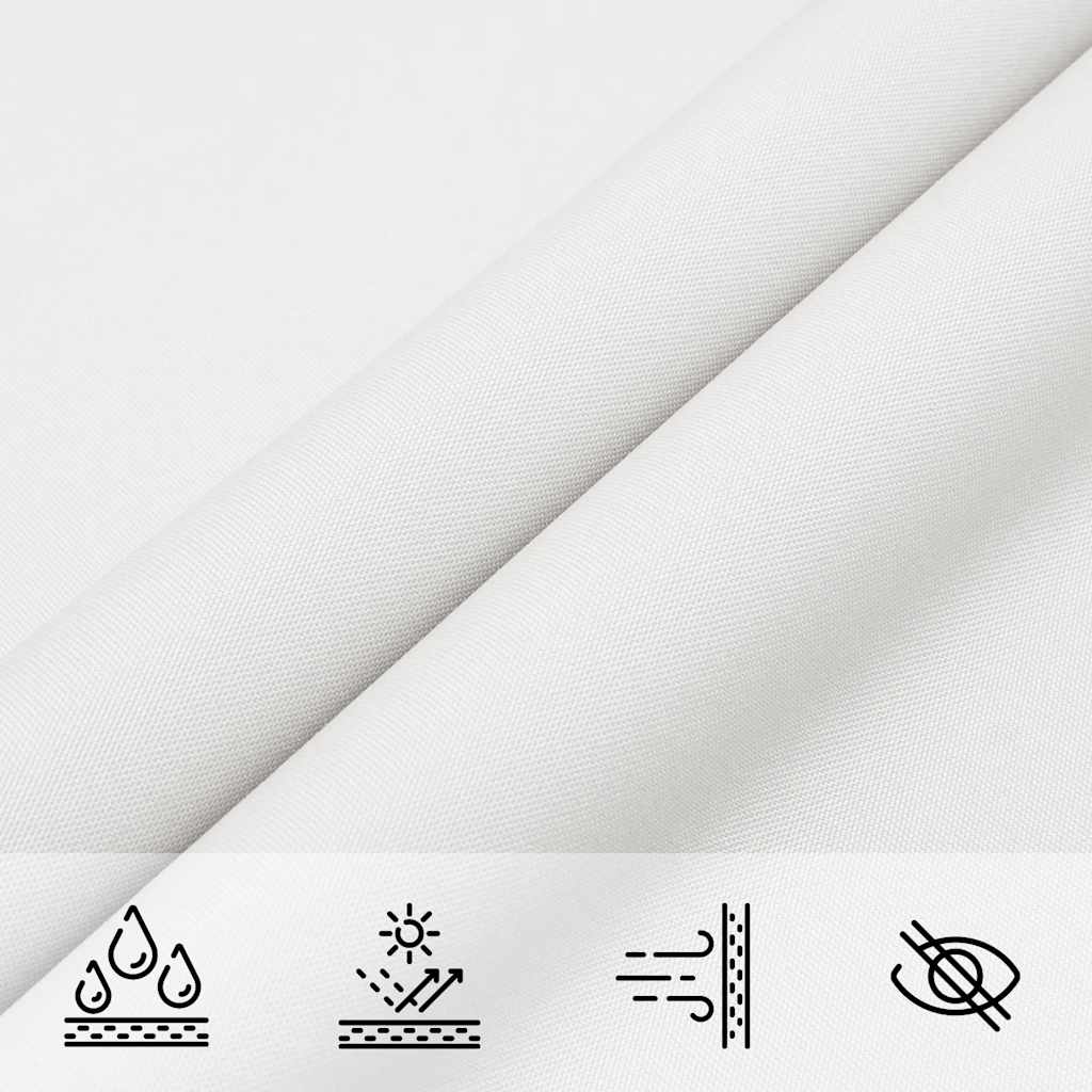 Πανί Σκίασης Τρίγωνο Λευκό 4 x 4 x 4 μ. από Ύφασμα Oxford - PAKOBAZAAR