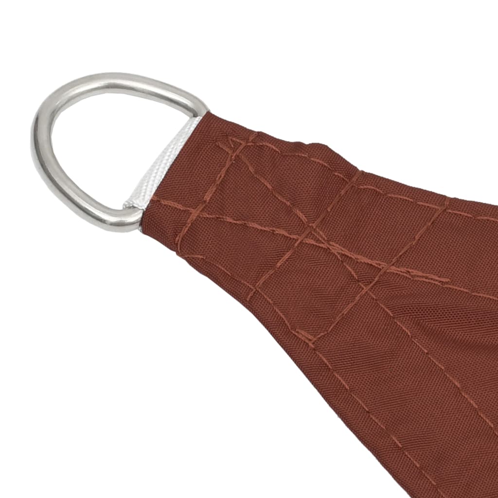 Πανί Σκίασης Τρίγωνο Terracotta 2/4 x 3 μ. από Ύφασμα Oxford - PAKOBAZAAR