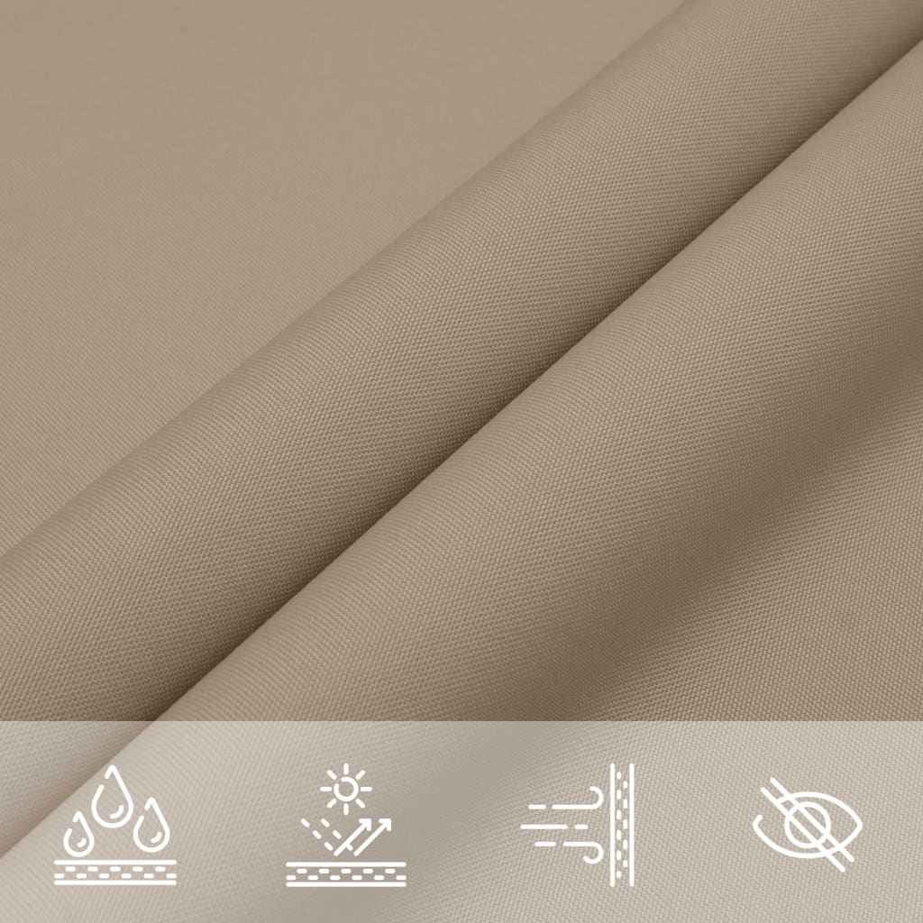Πανί Σκίασης Τετράγωνο Taupe 6 x 6 μ. από Ύφασμα Oxford