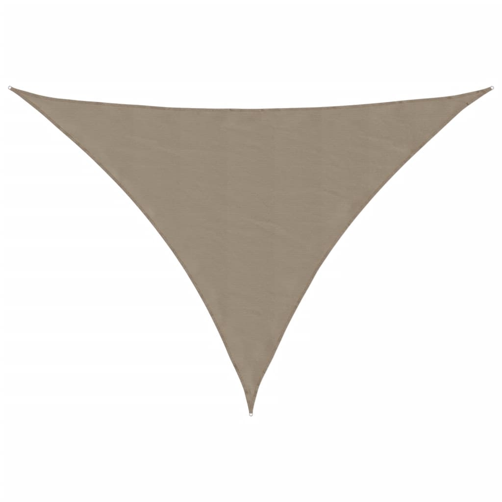Πανί Σκίασης Τρίγωνο Taupe 2,5 x 2,5 x 3,5 μ. από Ύφασμα Oxford - PAKOBAZAAR