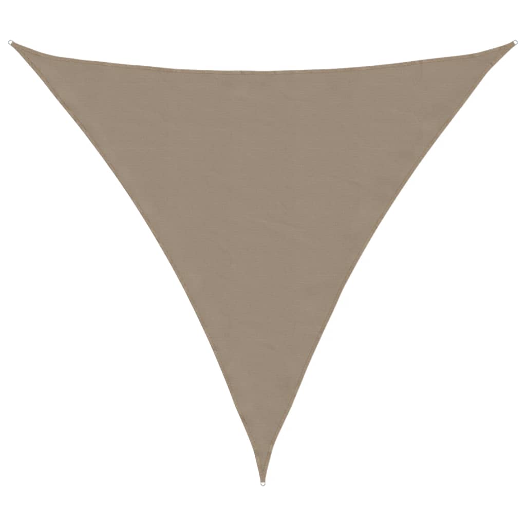 Πανί Σκίασης Τρίγωνο Taupe 3,6 x 3,6 x 3,6 μ. Ύφασμα Oxford - PAKOBAZAAR