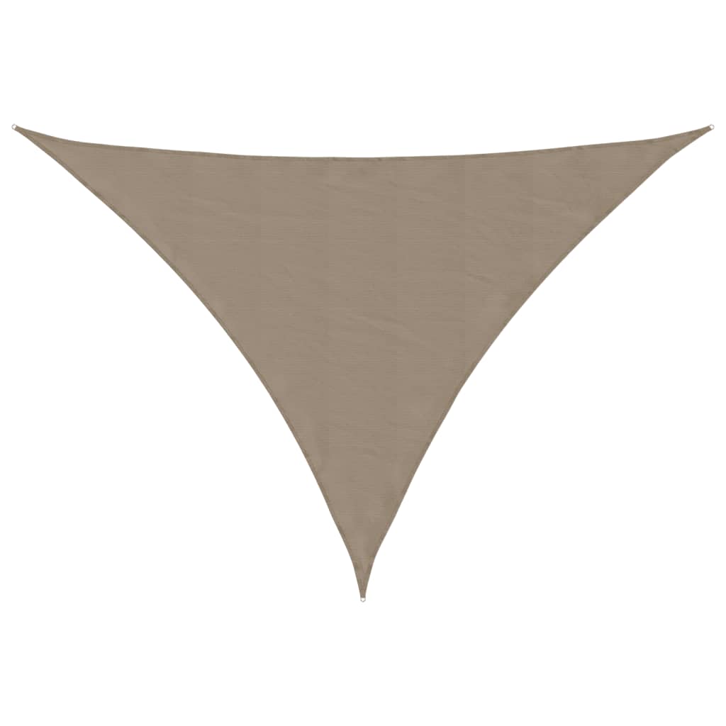 Πανί Σκίασης Τρίγωνο Taupe 3 x 3 x 4,24 μ. από Ύφασμα Oxford - PAKOBAZAAR