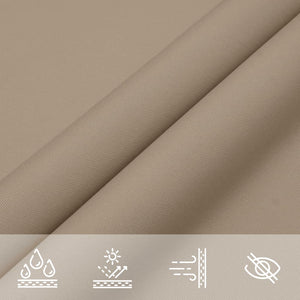 Πανί Σκίασης Τρίγωνο Taupe 3 x 3 x 4,24 μ. από Ύφασμα Oxford - PAKOBAZAAR