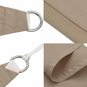 Πανί Σκίασης Τρίγωνο Taupe 3,5 x 3,5 x 4,9 μ. από Ύφασμα Oxford - PAKOBAZAAR