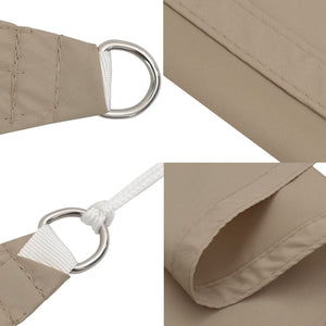 Πανί Σκίασης Τρίγωνο Taupe 4 x 4 x 4 μ. από Ύφασμα Oxford - PAKOBAZAAR