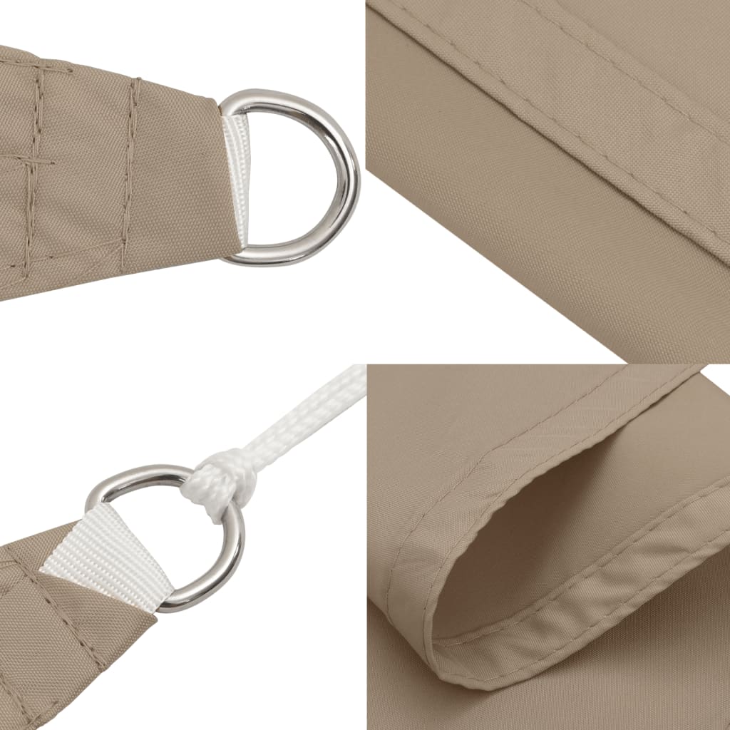 Πανί Σκίασης Τρίγωνο Taupe 4 x 5 x 5 μ. από Ύφασμα Oxford - PAKOBAZAAR