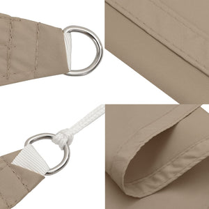 Πανί Σκίασης Τρίγωνο Taupe 5 x 5 x 6 μ. από Ύφασμα Oxford - PAKOBAZAAR