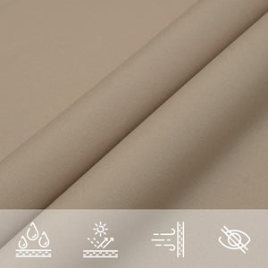 Πανί Σκίασης Τρίγωνο Taupe 5 x 5 x 6 μ. από Ύφασμα Oxford - PAKOBAZAAR