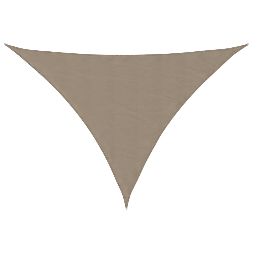 Πανί Σκίασης Τρίγωνο Taupe 4 x 5 x 6,4 μ. από Ύφασμα Oxford - PAKOBAZAAR