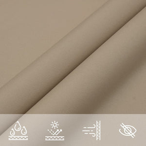 Πανί Σκίασης Τρίγωνο Taupe 6 x 6 x 6 μ. από Ύφασμα Oxford - PAKOBAZAAR