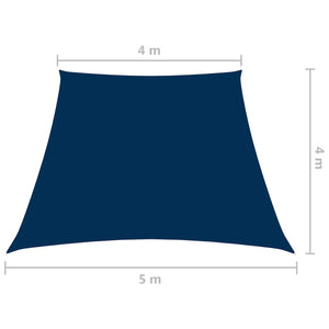 Πανί Σκίασης Τραπέζιο Μπλε 4/5 x 4 μ. από Ύφασμα Oxford