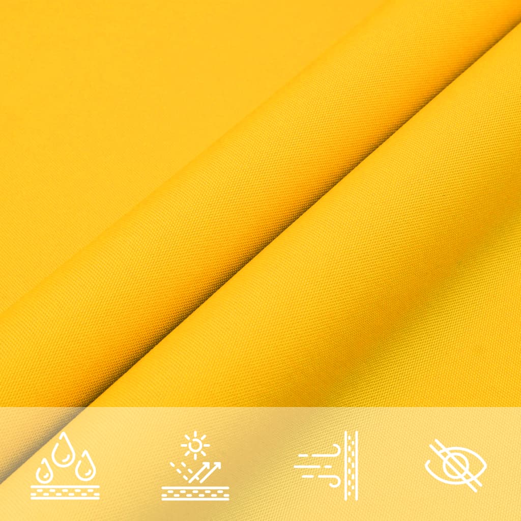 Πανί Σκίασης Τρίγωνο Κίτρινο 4 x 5 x 5 μ. από Ύφασμα Oxford - PAKOBAZAAR