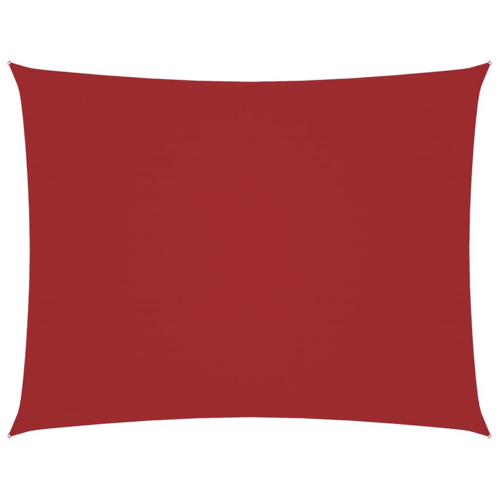 Πανί Σκίασης Ορθογώνιο Κόκκινο 3,5 x 5 μ. από Ύφασμα Oxford - PAKOBAZAAR