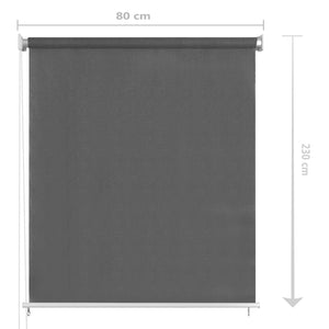 Στόρι Σκίασης Ρόλερ Εξωτερικού Χώρου 85(Π) x 230(Υ) εκ. Ανθρακί