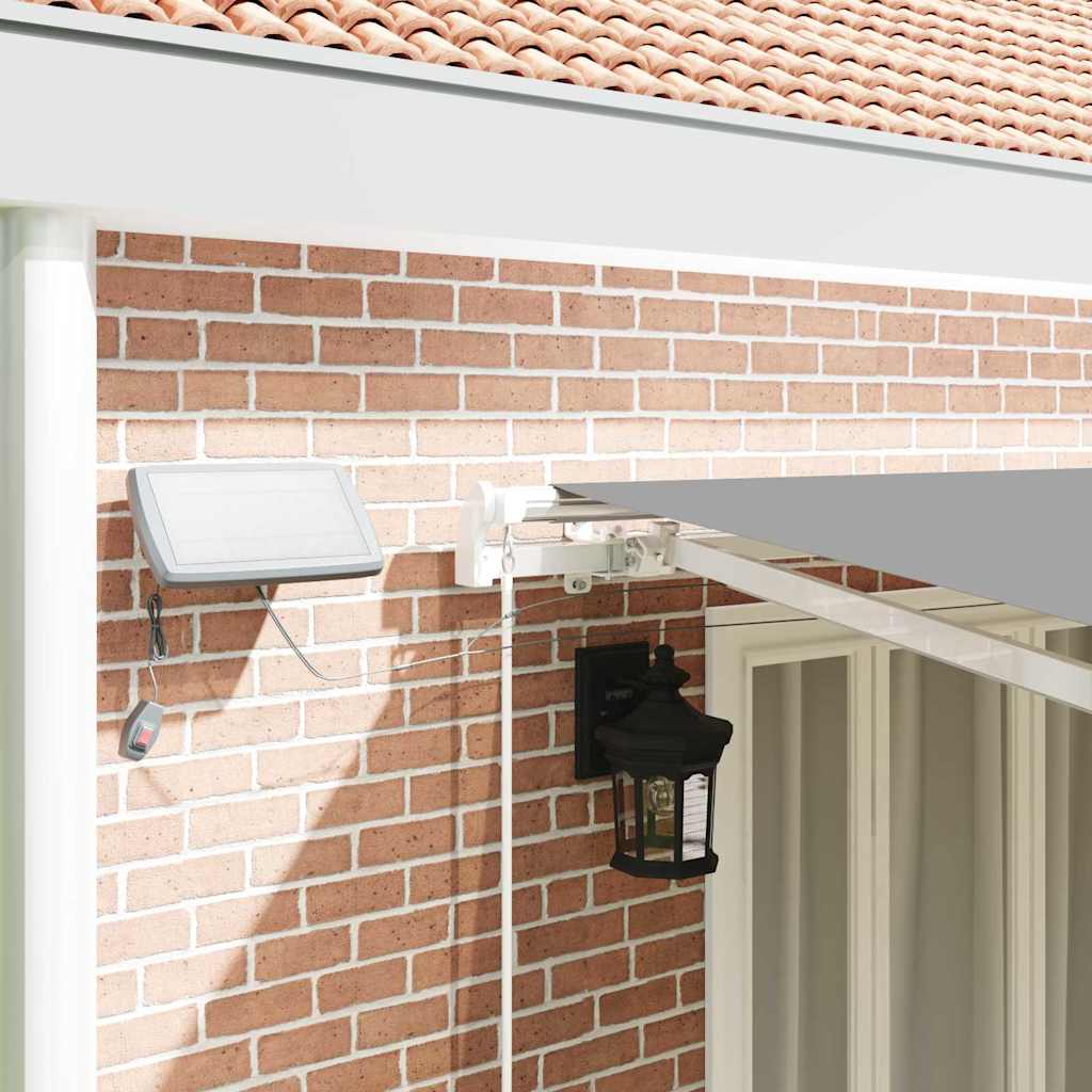 Σκελετός Τέντας Λευκό 600 x 300 εκ Αλουμίνιο