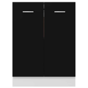Ντουλάπι "Lyon" Μαύρο 60x46x81,5 εκ. από Τεχνητό Ξύλο