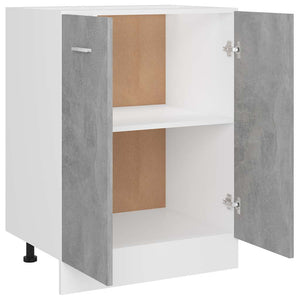 Ντουλάπι "Lyon" Γκρι από Σκυρόδεμα 60x46x81,5 εκ. από Τεχνητό Ξύλο - Pakobazaar