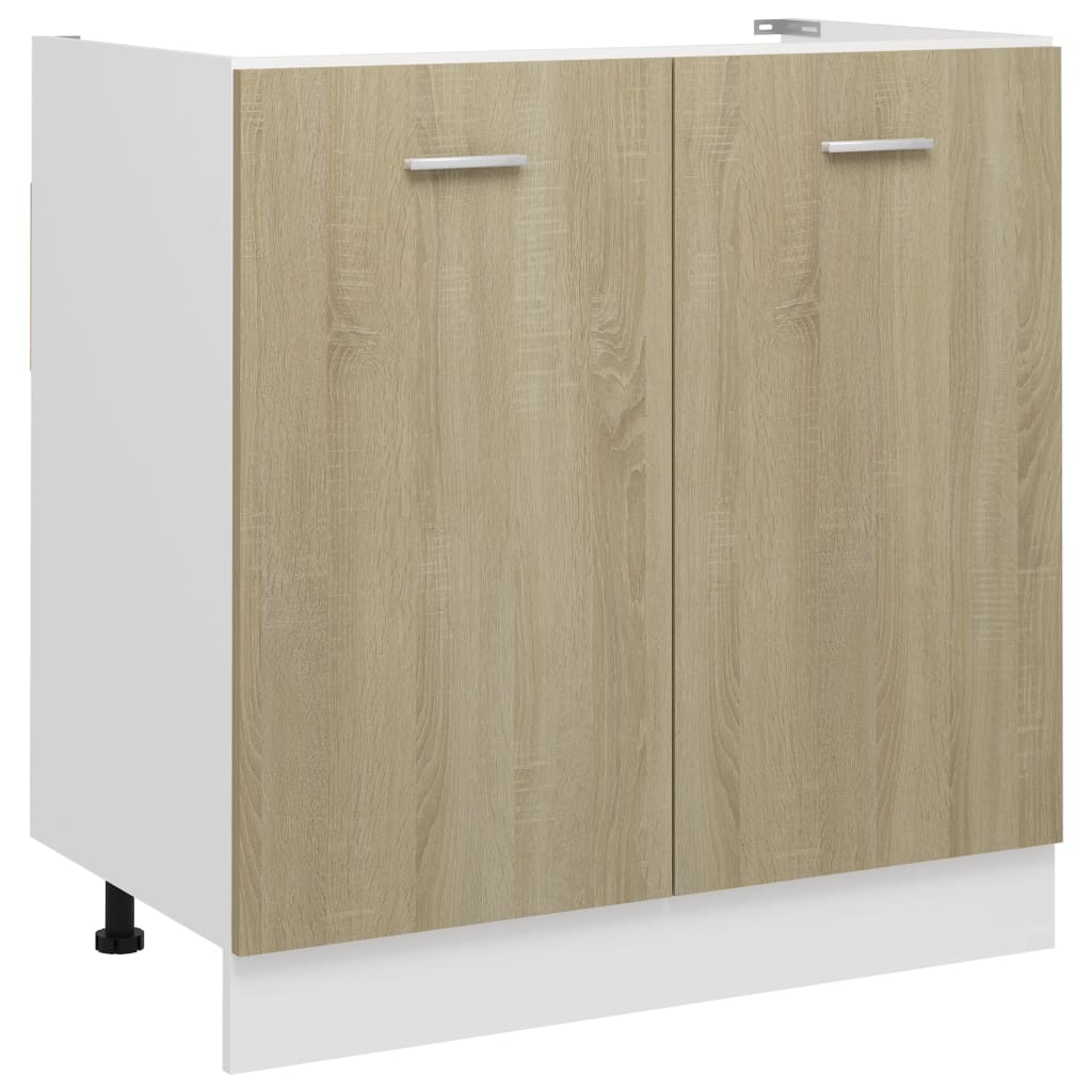Ντουλάπι Νεροχύτη Sonoma Δρυς 80 x 46 x 81,5 εκ. Επεξ. Ξύλο