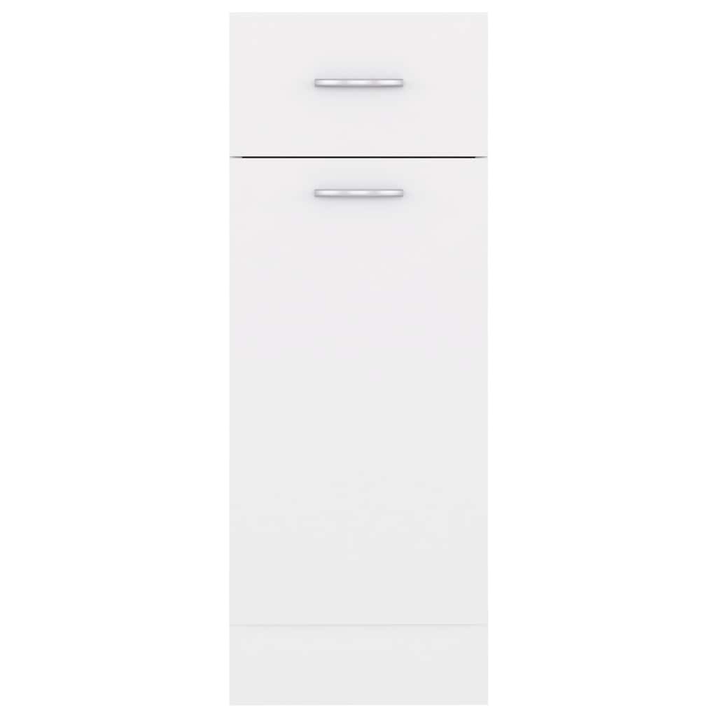 Ντουλάπι με Συρτάρια "Lyon" Λευκό 30x46x81,5 εκ. από Τεχνητό Ξύλο