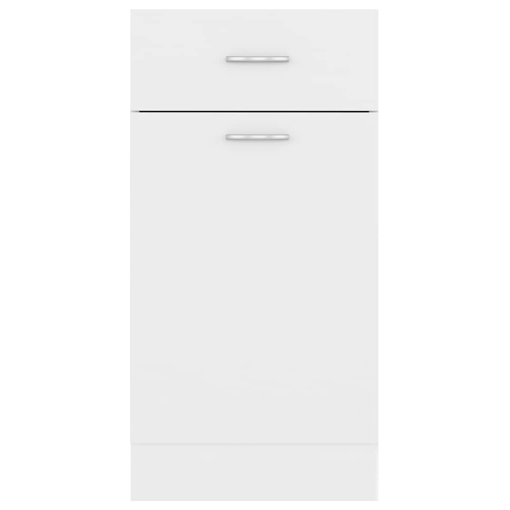 Ντουλάπι με Συρτάρια "Lyon" Λευκό 40x46x81,5 εκ. από Τεχνητό Ξύλο
