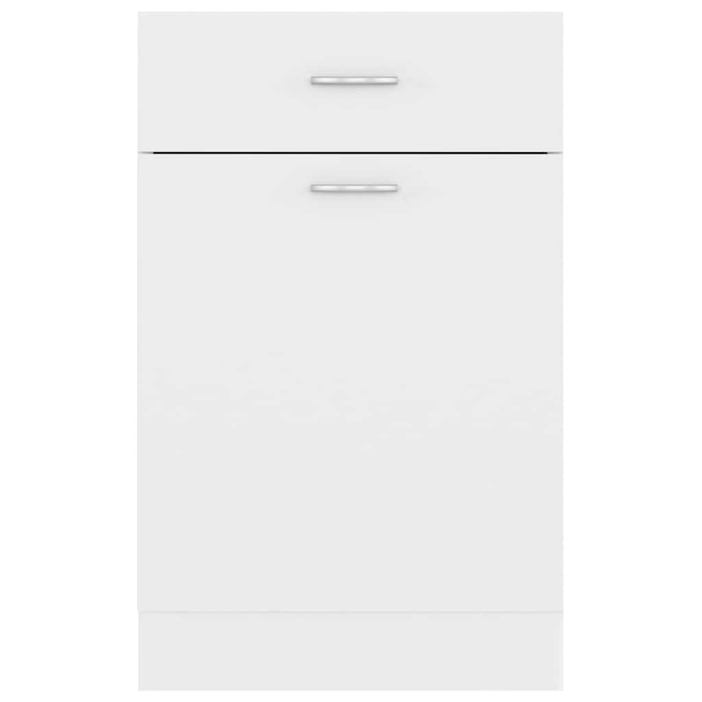 Ντουλάπι με Συρτάρια "Lyon" Λευκό 50x46x81,5 εκ. από Τεχνητό Ξύλο