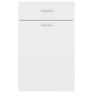 Ντουλάπι με Συρτάρια "Lyon" Λευκό 50x46x81,5 εκ. από Τεχνητό Ξύλο