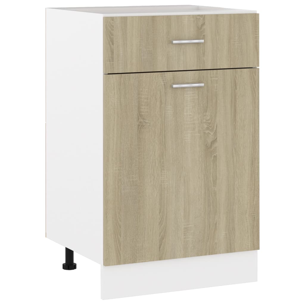 Ντουλάπι με Συρτάρια "Lyon" σε Χρώμα Sonoma Δρυς 50x46x81,5 εκ. από Τεχνητό Ξύλο
