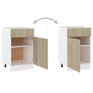 Ντουλάπι με Συρτάρια "Lyon" σε Χρώμα Sonoma Δρυς 50x46x81,5 εκ. από Τεχνητό Ξύλο