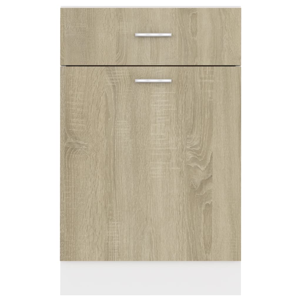 Ντουλάπι με Συρτάρια "Lyon" σε Χρώμα Sonoma Δρυς 50x46x81,5 εκ. από Τεχνητό Ξύλο