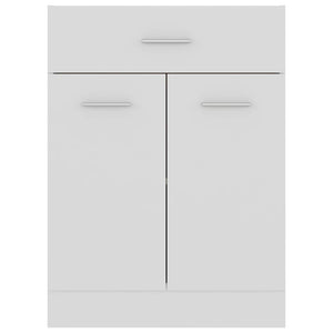 Ντουλάπι με Συρτάρια "Lyon" Λευκό 60x46x81,5 εκ. από Τεχνητό Ξύλο