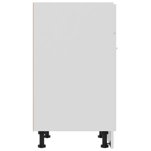 Ντουλάπι με Συρτάρια "Lyon" Λευκό 60x46x81,5 εκ. από Τεχνητό Ξύλο