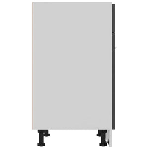 Ντουλάπι με Συρτάρι Lyon Γκρι 60x46x81,5 εκ. Μοριοσανίδα