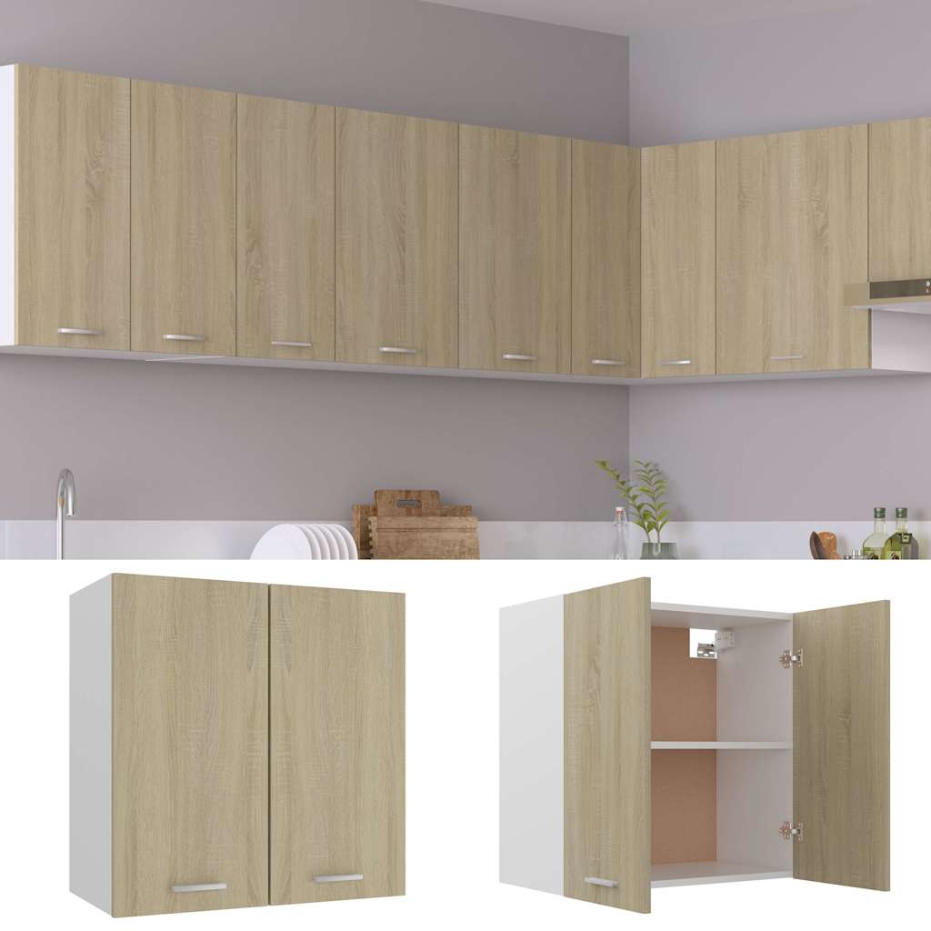 Ντουλάπι Κρεμαστό Sonoma Δρυς 60 x 31 x 60 εκ. από Επεξ. Ξύλο
