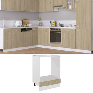 Ντουλάπι Φούρνου "Riga" Sonoma Δρυς 60x46x81,5 εκ. από Τεχνητό Ξύλο