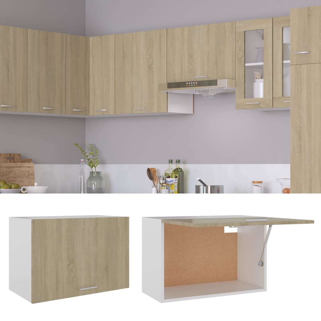 Ντουλάπι Κρεμαστό Sonoma Δρυς 60 x 31 x 40 εκ. από Επεξ. Ξύλο