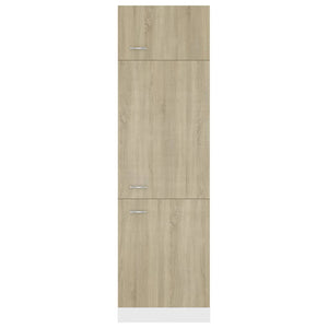 Ντουλάπι Ψυγείου Sonoma Δρυς 60x57x207 εκ. Επεξ. Ξύλο