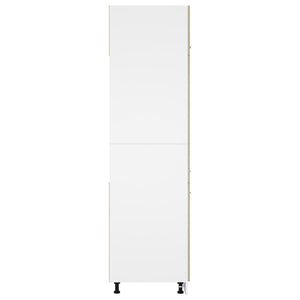Ντουλάπι Ψυγείου Sonoma Δρυς 60x57x207 εκ. Επεξ. Ξύλο
