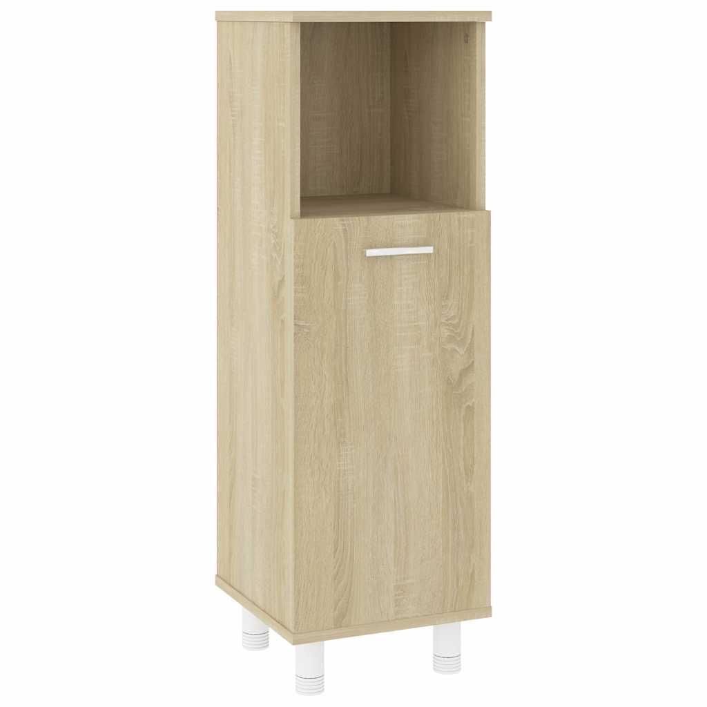 Στήλη Μπάνιου Sonoma Δρυς 30 x 30 x 95 εκ. από Επεξ. Ξύλο