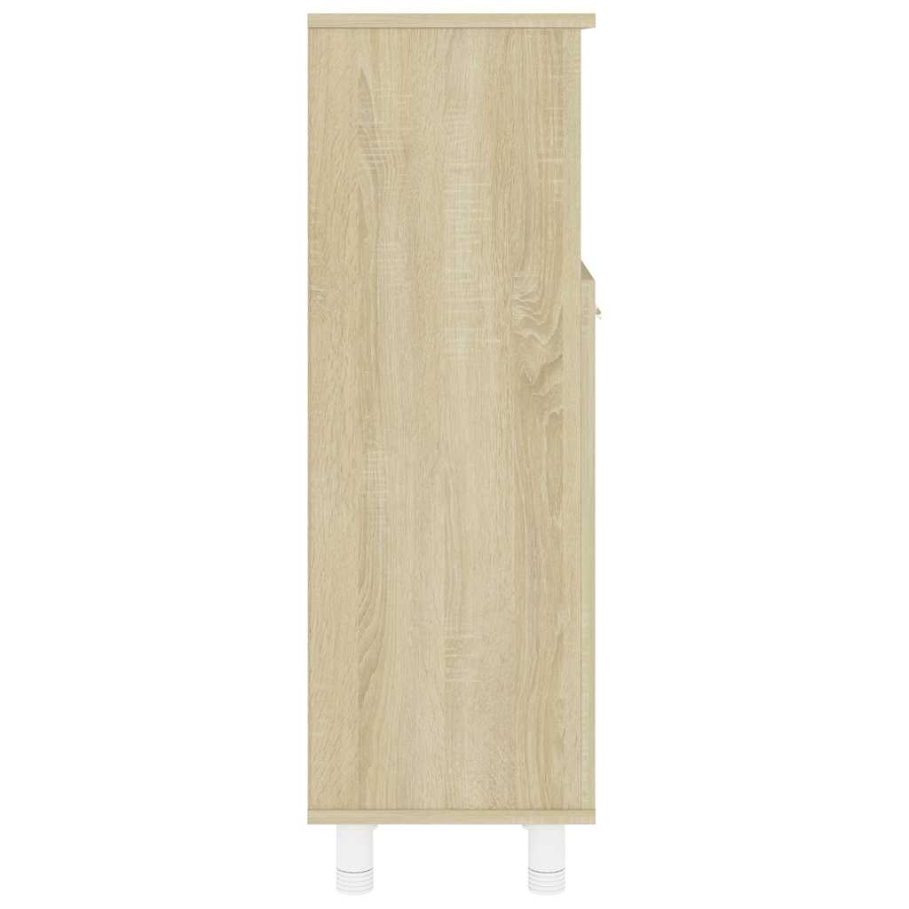 Στήλη Μπάνιου Sonoma Δρυς 30 x 30 x 95 εκ. από Επεξ. Ξύλο