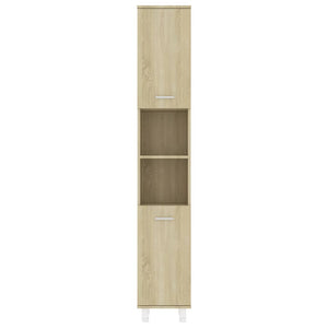 Στήλη Μπάνιου Sonoma Δρυς 30 x 30 x 179 εκ. από Επεξ. Ξύλο - Pakobazaar