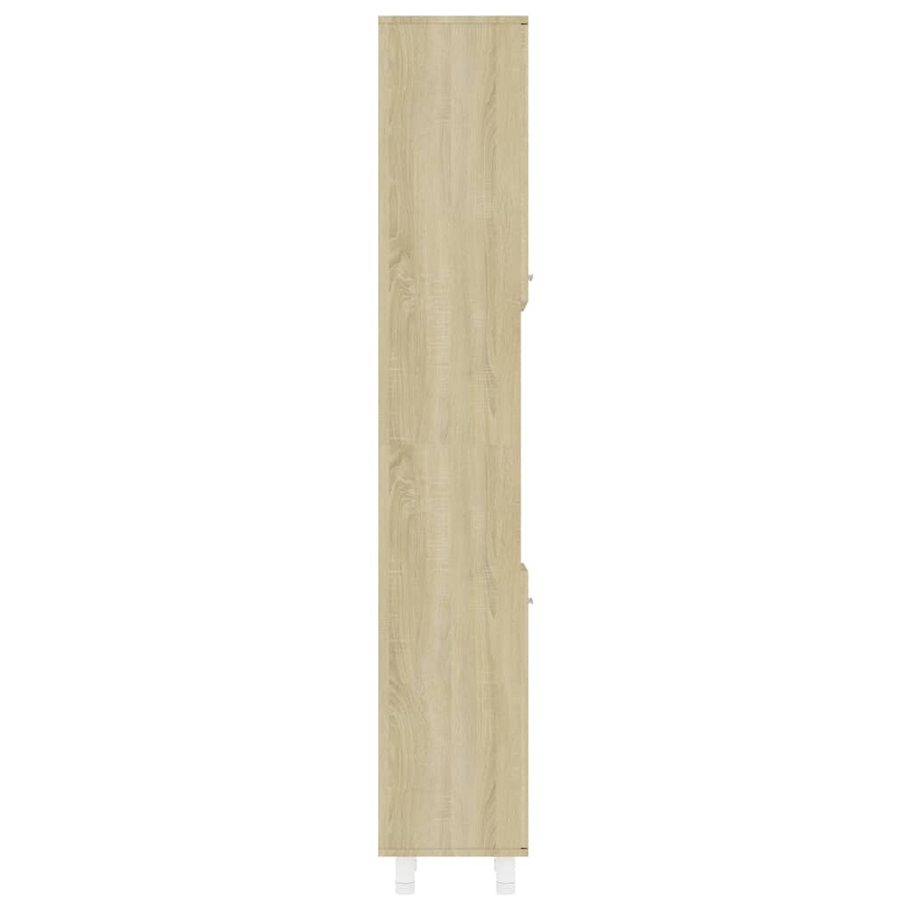 Στήλη Μπάνιου Sonoma Δρυς 30 x 30 x 179 εκ. από Επεξ. Ξύλο - Pakobazaar