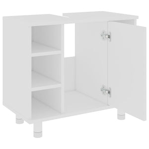 Ντουλάπι Νιπτήρα Λευκό 60 x 32 x 53,5 εκ. Επεξ. Ξύλο - Pakobazaar